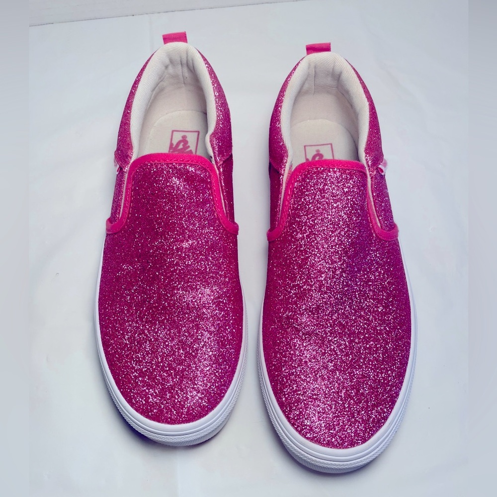 Pink Glitter Vans
